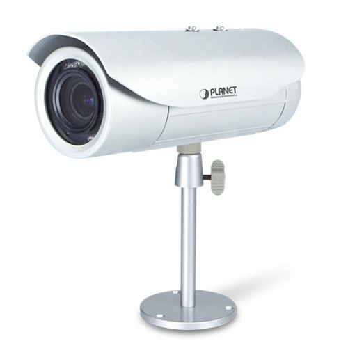 5 Mega-pixel Bullet IR PoE IP Camera with Extended Support - ICA-E3550V - Planet