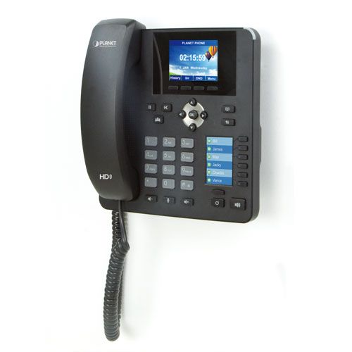 High Definition Color PoE IP Phone with Dual Display - VIP-2140PT - Planet
